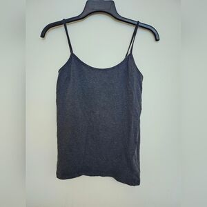 Dark Gray Spaghetti-Strap Cami